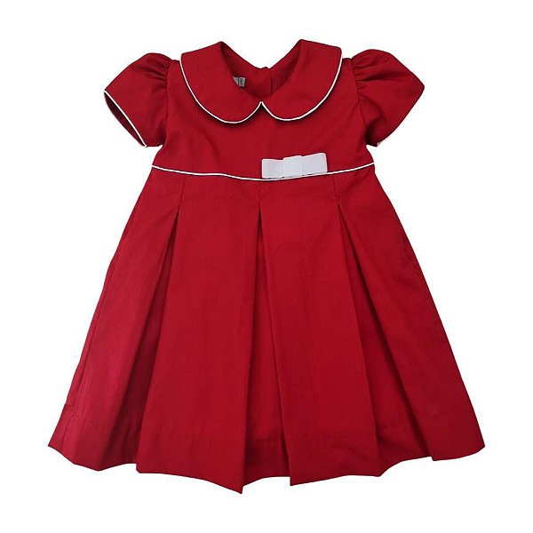 Vestido Infantil Vermelho Casual - Little Closet | A Sua Loja de Vestidos  Infantis de Festa