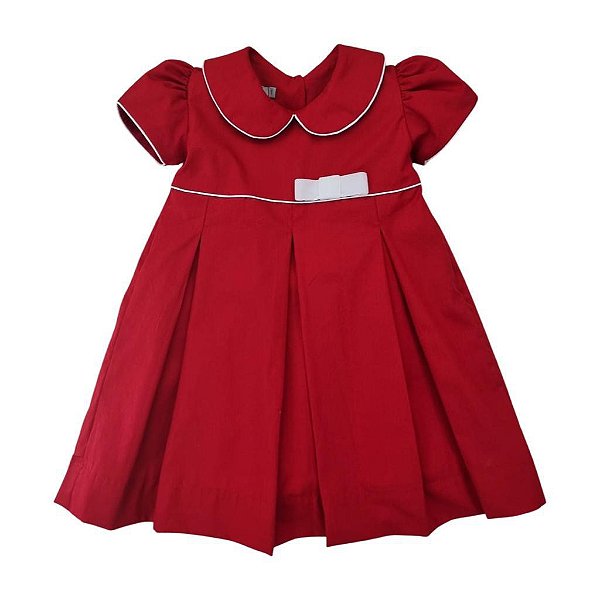 Vestido Infantil Xadrez Vermelho - Little Closet