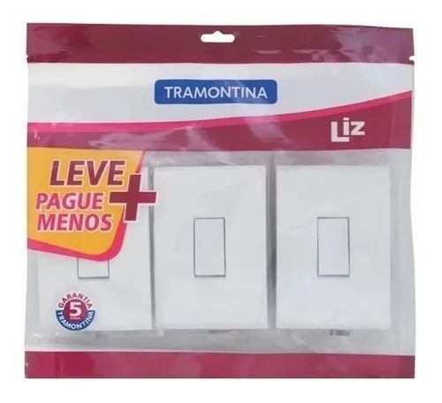 INTERRUPTOR LIZ LEVE 3 PAGUE 2 - TRAMONTINA