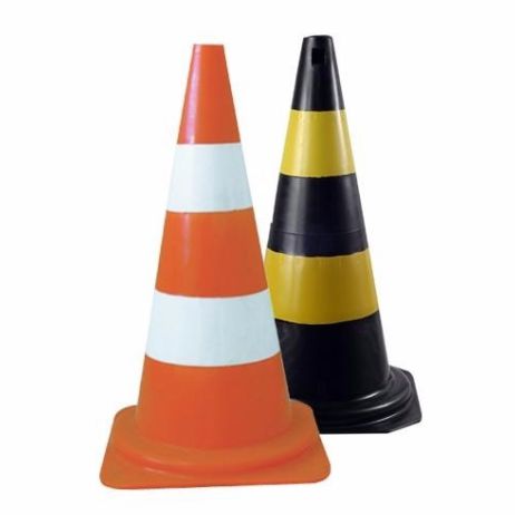 CONES DE SINALIZAÇÃO RÍGIDO 75 CM