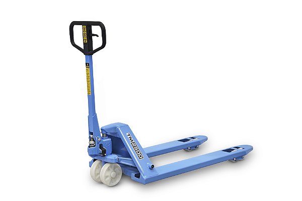Paleteira manual 2.500Kg com roda tandem(dupla) em nylon - TM 2500 TN