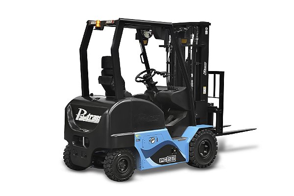 Empilhadeira Elétrica Contrabalançada PC25 Carga 2500Kg Elevação 4.800mm Com bateria LITIO e Carregador 220V TRIFÁSICO
