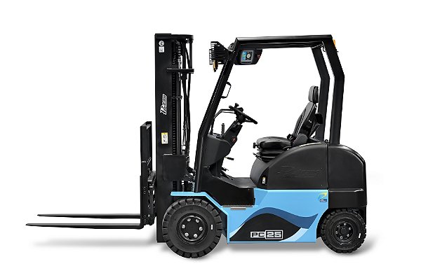Empilhadeira Elétrica Contrabalançada PC25 Carga 2500Kg Elevação 4.800mm Com bateria LITIO e Carregador 220V TRIFÁSICO 380V 200A