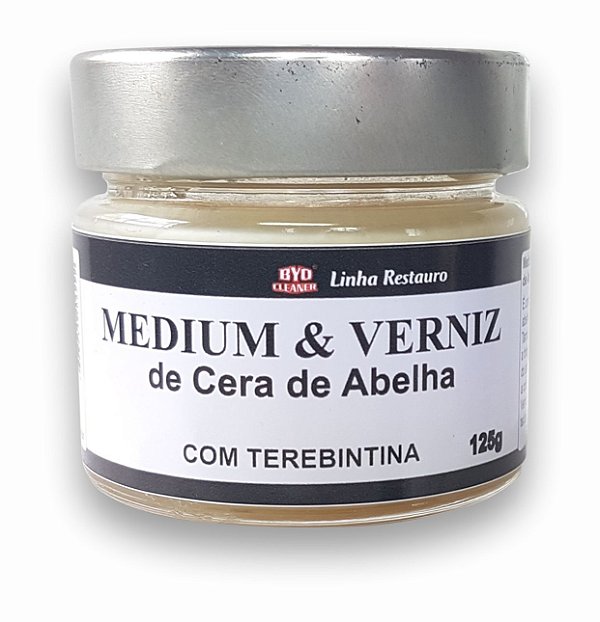 MEDIUM & VERNIZ de Cera de Abelha com Terebentina - 125g