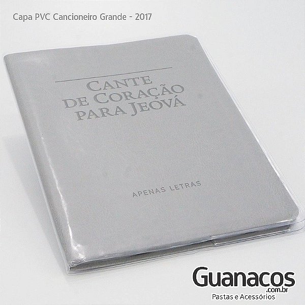 Capa para CANCIONEIRO 2017 Grande| PVC Cristal