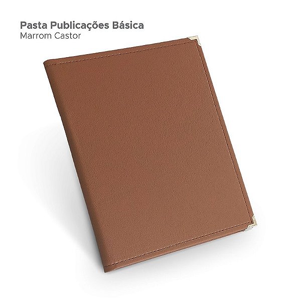 Pasta de Publicações Básica - Marrom
