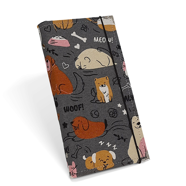 Porta Folhetos - Pets - Linho Impermeável