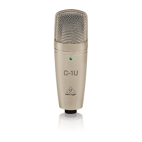 Microfone Condensador Behringer C-1U Cardioide para Voz e Instrumentos USB