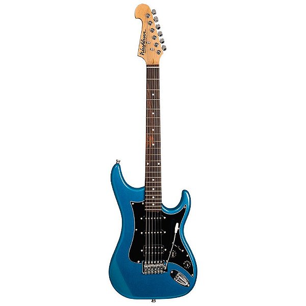 Guitarra Washburn S2HMBL azul em Alder com captacao H S S e headstock invertido