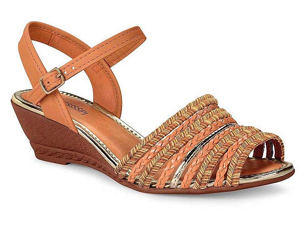 sandalia estilo anabela