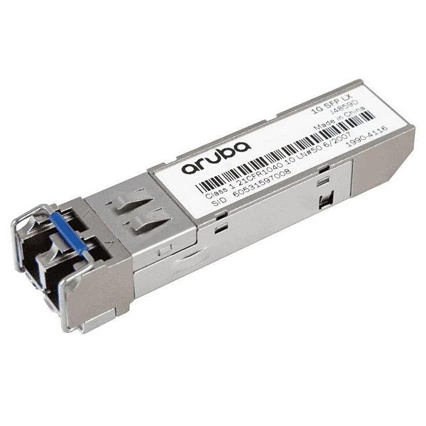 Módulo Óptico Aruba 1Gb 10KM SM LC LX J4859D