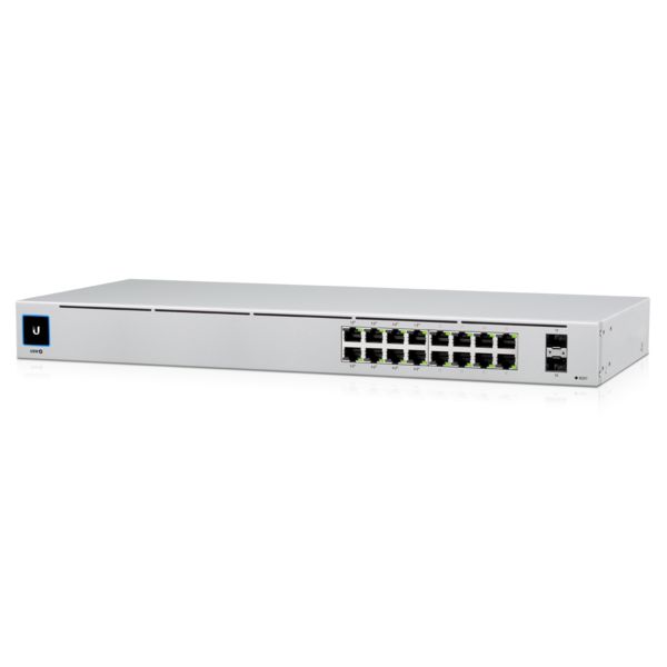 Switch Ubiquiti UniFi L2 16G 8P PoE+ 2P SFP USW-16-PoE