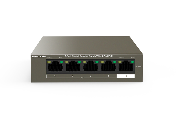 Switch IP-COM Gigabit 05P PoE G1105P-4-63W