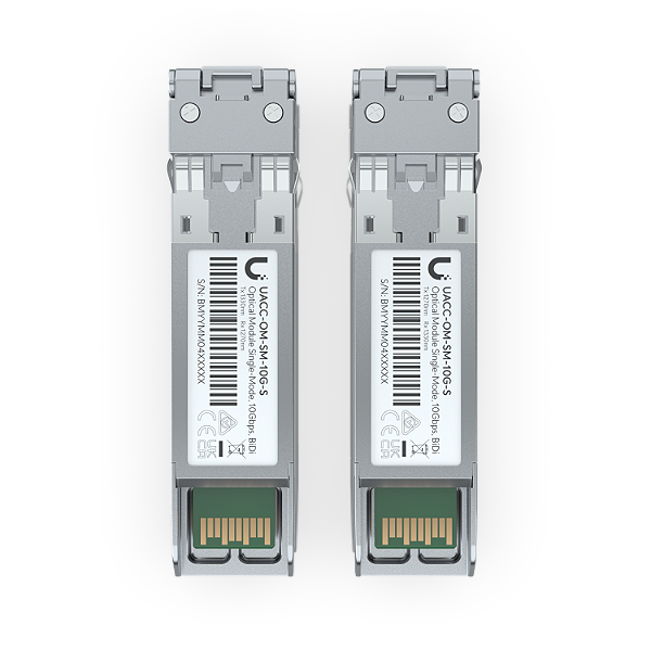 Módulo Óptico Bidirecional de Modo Único 10G Ubiquiti UACC-OM-SM-10G-S-20