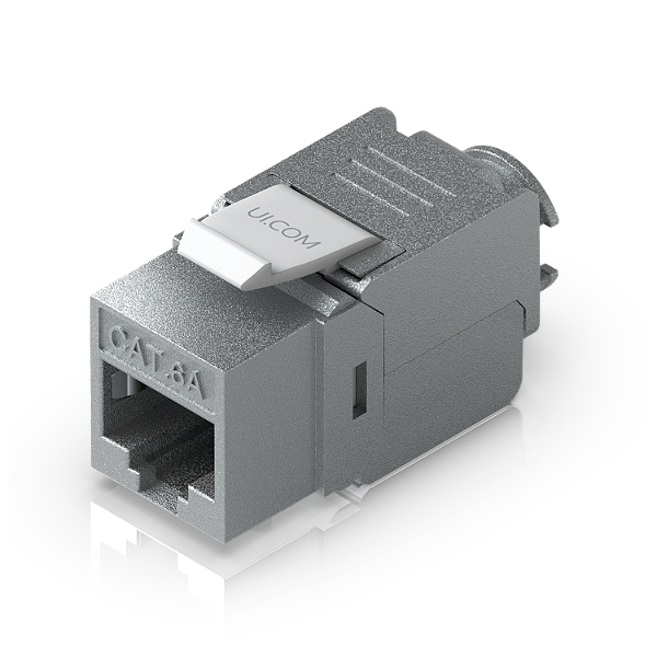 Cat6A Keystone Jack, Pacote com 12 Ubiquiti UACC-Keystone-Jack-C6A