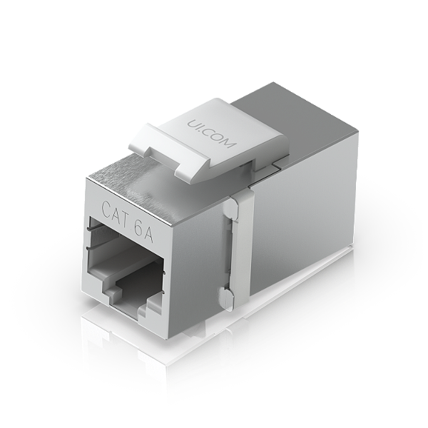 Cat6A Keystone Coupler Ubiquiti, Pacote com 12 UACC-Keystone-Coupler-C6A