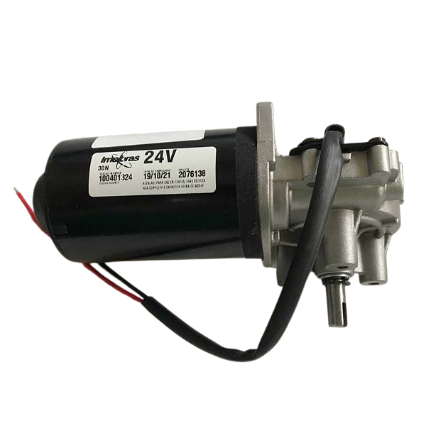 Motorredutor Imobras MR Eixo Liso 10 mm 24 V – Para Agitador de Resfriador de Leite Pequeno Porte