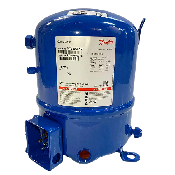 Compressor Recíproco Danfoss 2,0 HP 220V Monofásico – MT22-1VI