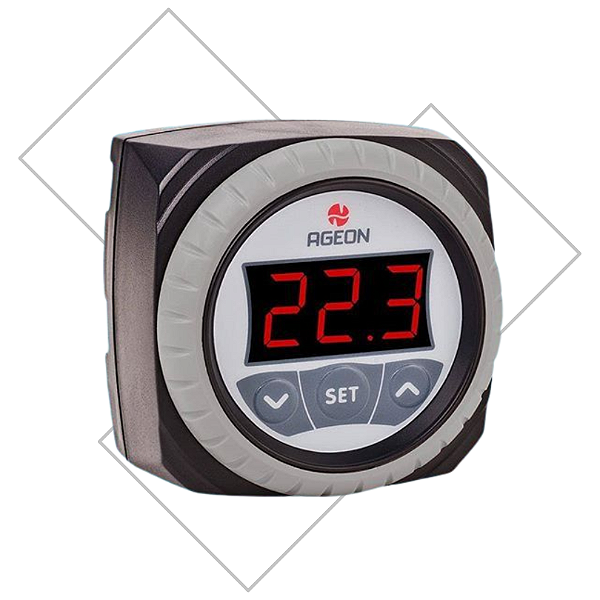 Controlador Eletrônico de Temperatura Ageon H104 Bivolt com Controle de Tensão
