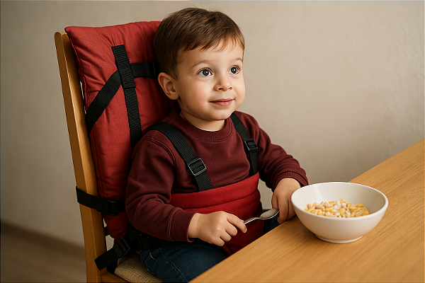 Cadeira de Alimentação Reforçada 6 Meses a 7 Anos | Artesanal | Frete Grátis
