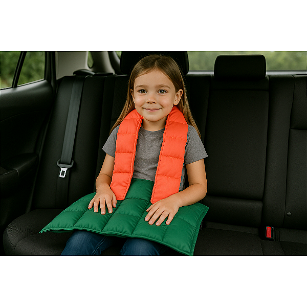 Kit Sensorial Ponderado Dia a Dia | Snake + Lap Pad | Artesanal | Frete Grátis