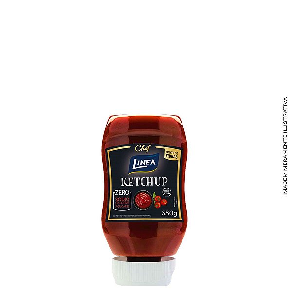 Molho Ketchup Zero Sódio 350g  - Linea
