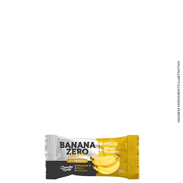 Banana Zero com Vitaminas A,C,D,E e ZINCO 20G - Candy Katy