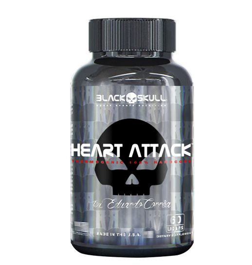 Heart Attack  60 cápsulas - BLack Skull