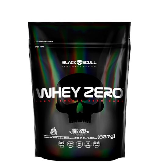 Whey Zero 837g (Refil) - Black Skull