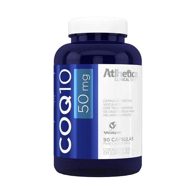 COQ10 (Coenzima) 50 mg - 90 Cápsulas - Atlhetica