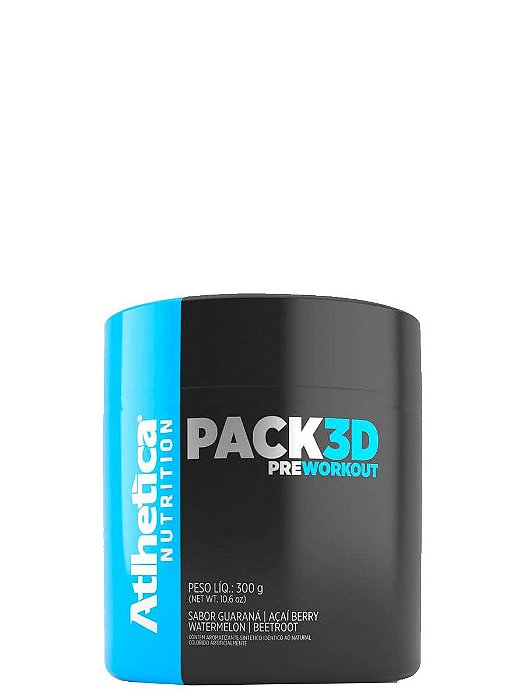 Pack 3D PreWorkout 300g Atlhetica Loja da Nutrição
