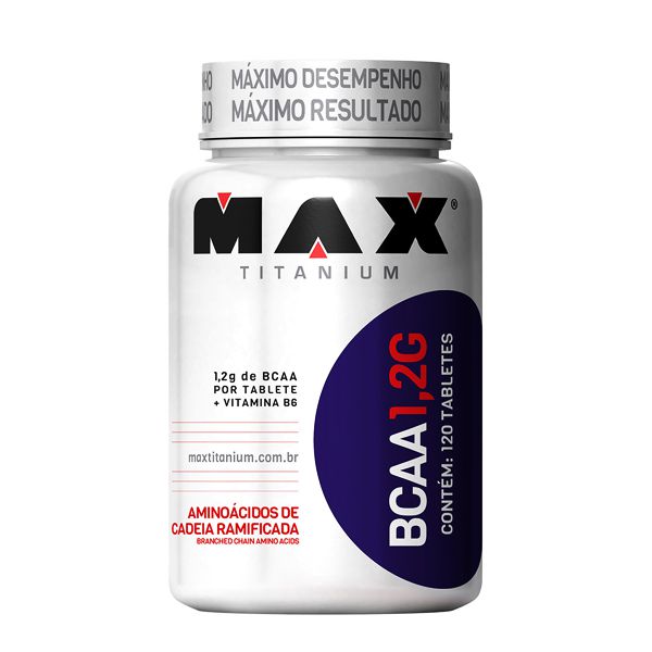 Bcaa 1,2g - 120 Tabletes - Max Titanium