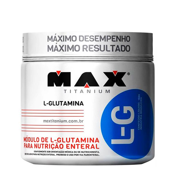 L-G Glutamina 150g - Max Titanium