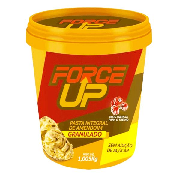 Pasta de Amendoim Integral Granulado 1,005Kg - Force Up