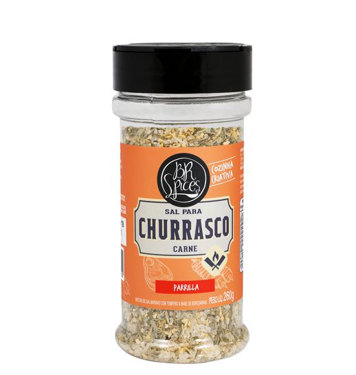 Sal Churrasco para Carnes - 260g -  Br Spices