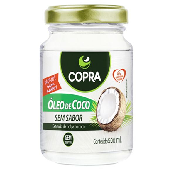 Óleo de Coco sem Sabor 500ml - Copra Coco