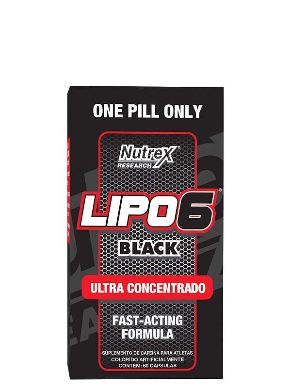 Lipo 6 Black Ultra Concentrado 60 Cápsulas - Nutrex