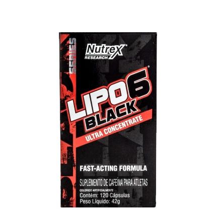 Lipo 6 Black Ultra Concentrado 120caps Nutrex