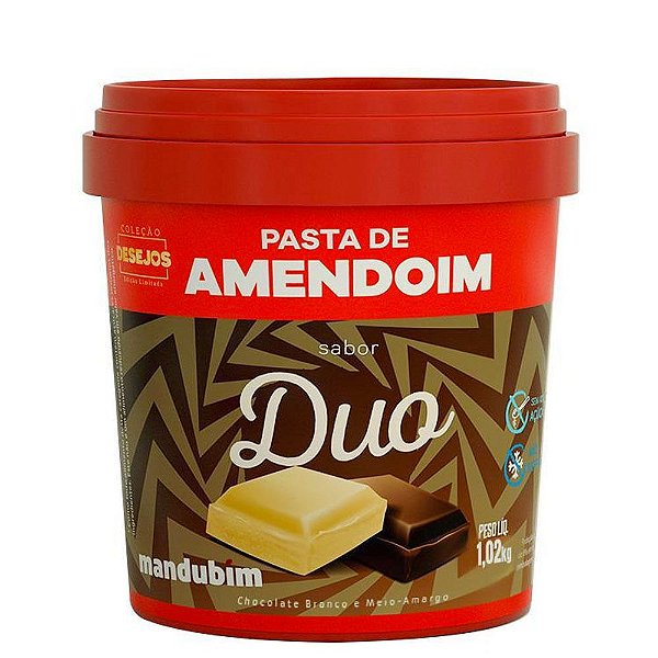 Pasta de Amendoim Duo 1,02Kg Mandubim