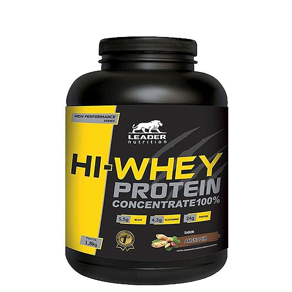Hi Whey Protein 1,8kg Leader Nutrition