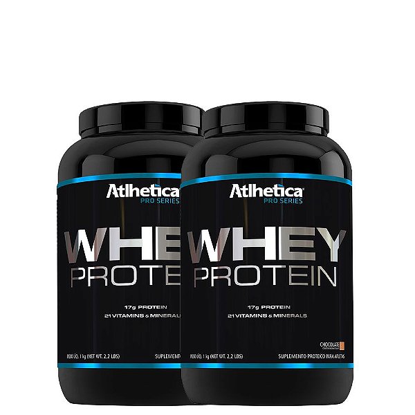 Kit 2 Whey Protein Pro Series 1Kg Atlhetica Nutrition - Loja da Nutrição