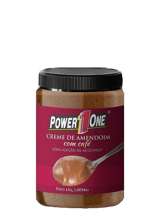 Creme de Amendoim com Café - 1Kg - Power One - Lançamento - Loja da Nutrição