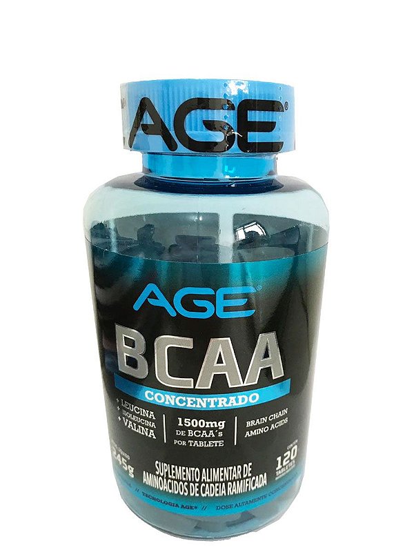Bcaa Concentrato 1500mg (120 Tabletes) Age