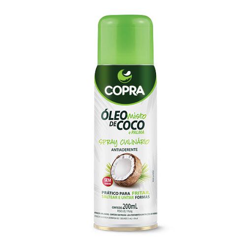 óleo de coco Spray Culinário 200ml Copra