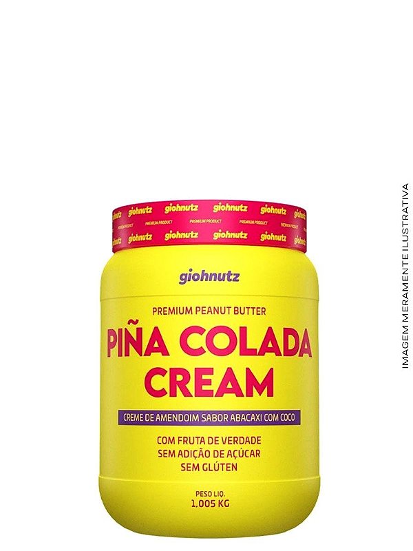 Creme de Amendoim Piña Colada Cream - 1kg Giohnutz