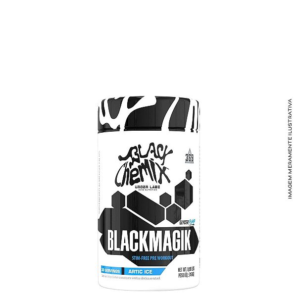 Pré-Treino Black Magik 450g Sem Cafeína - Under Labz