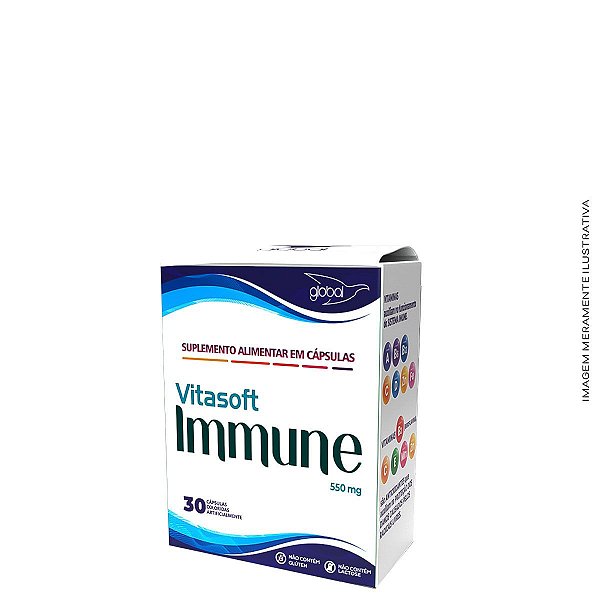 Polivitamínico Vitasofit Immune 30 Cáps - Global Suplementos