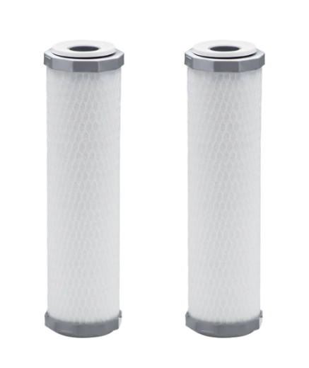 Kit 02  Refil Carvão Ativado Carbon Tech 9,34" Encaixe