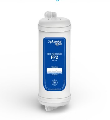 Refil Filtro FP2 Planeta Água Compatível com Top Life, Lider e Beliere