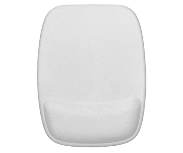 Mouse Pad Branco Quadrado com Apoio para Sublimação